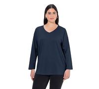Ulla Popken Damen Shirt Marine 66+