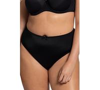 Ulla Popken Damen Slips, 2er-Pack Slip, Schwarz, 46-48
