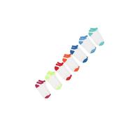 Ulla Popken Damen große Größen Übergrößen Plus Size Sneakersocken, 7er-Pack, Neon schneeweiß 43-46 836819200-3+