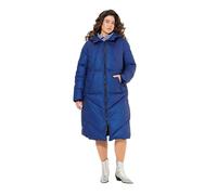 Ulla Popken Damen große Größen Übergrößen Plus Size Steppmantel, A-Linie, Kapuze, Kordel, Windfang