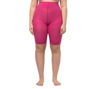 Ulla Popken Damen große Größen Übergrößen Plus Size Strumpf-Radler, 80 den, Oberschenkelschutz, Knielang