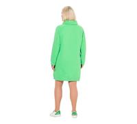 Ulla Popken Damen große Größen Übergrößen Plus Size Sweatkleid, Stehkragen, Langarm, Taschen mintgrün 42+ 825247437-42+