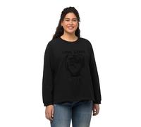 Ulla Popken Damen große Größen Übergrößen Plus Size Sweatshirt, Hunde, Classic, Rundhals, Langarm 821352