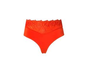 Ulla Popken Damen große Größen Übergrößen Plus Size TruYou Stringpanty, Spitze, Mikrofaser