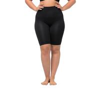 Ulla Popken Damen Miederhose, Knielang Hose, Schwarz (Schwarz 10), 46/48 Große Größen EU