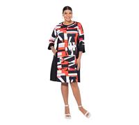 Ulla Popken Damen Punto-Kleid, Bedruckt Dress