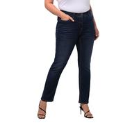Ulla Popken Damen Straight-jeans Hose, Blue Denim, 104 EU