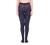 Ulla Popken Damen Strickstrumpfhose, Modisches Zopfmuster, Warm Strumpfhosen, Strick