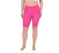 Ulla Popken Damen Strumpf-Radler, Den, Oberschenkelschutz, Knielang Radler, 80den, Fuchsiapink, 58-60 EU