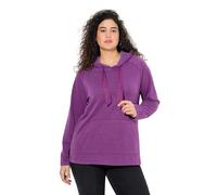 Ulla Popken Damen große Größen Übergrößen Plus Size Sweatshirt mit dekorierter Kordel