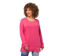 Ulla Popken Damen T-shirts T Shirts, Rosarot, 50-52 EU