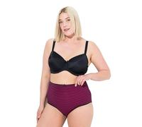 Ulla Popken TruYou Damen große Größen Übergrößen Plus Size TruYou Shaping-Panty, Spitze, High Waist schwarz 50+ 838438100-50+
