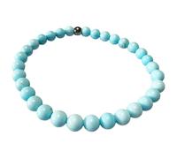 Ulrike Schmitt Edelsteinkreationen Jade hellblau Kugel 6 mm Edelstein Stretch Armband Längen Wahl