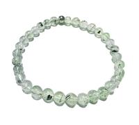 Ulrike Schmitt Edelsteinkreationen Prehnit Edelstein Kugel Armband grün 6mm Längenwahl