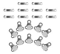 ULTECHNOVO 10 Satz Metall Hosenverschluss Haken und Ösen zum Nähen nicht Verformbar Vintage Stil für Jeans und Mäntel als Ersatz für Beschädigte Zubehörteile