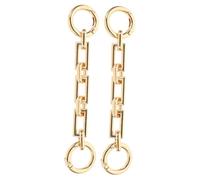 ULTECHNOVO 2 Stück Taschenkette Verlängerung Handtaschen Schulterriemen Erweitern Kettenriemen Goldfarbene Legierung für Crossbody und Umhängetasche Modisch Praktisch Leicht