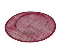 ULTECHNOVO Fascinator Basis und Modischem Haaraccessoire Design aus Cambric Elegante Damen Cocktailhut mit Einfacher Form für Kunsthandwerk und Hutmacherei