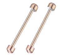 ULTECHNOVO Schraubenstangen 22mm Innendurchmesser aus Metall 2 Stück Schraubverbindung für Uhrenarmband Reparatur Geeignet für Uhrmacher und Juweliere
