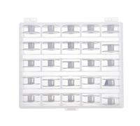 ULTECHNOVO Sewing Machine Bobbins aus Klarem Kunststoff und Aluminium Leicht mit Praktischer Aufbewahrungsbox Langlebig und Ordentlich als Nähzubehör für Heimgebrauch und Anfänger Kompatibel