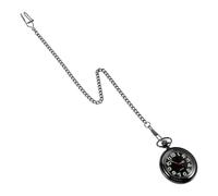 ULTECHNOVO Vintage Taschenuhr mit Kette und Offenem Deckel Quarzwerk mit Römischen Ziffern für Damen und Herren Alltagsaccessoire