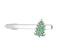 ULTECHNOVO Weihnachtsbaum und Elegantem Design Krawattenklammer aus Legierung mit Sicherem Halt und Weihnachtliche Stimmung für Festliche Anlässe