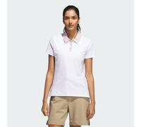 Ultimate365 Gingham Short Sleeve Polo Shirt White XS