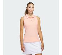 ULTIMATE365 JACQUARD SLEEVELESS POLOSHIRT Dusky Orange L