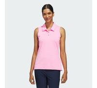 ULTIMATE365 JACQUARD SLEEVELESS POLOSHIRT Lucid Pink XS