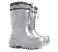 Ultra Leichte Gummistiefel Lammfell Gefüttert Winterstiefel Winterschuhe Mammut (22/23, Silber Schwarz)