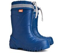 Ultra Leichte Gummistiefel Lammfell Gefüttert Winterstiefel Winterschuhe Mammut (24/25, Blau)