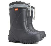 Ultra Leichte Gummistiefel Lammfell Gefüttert Winterstiefel Winterschuhe Mammut (30/31, Anthrazit)