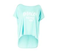 Oversize-Shirt WINSHAPE "MCT017", Damen, Gr. M, grün (mint), 50% Modal, 50% Baumwolle, U-Boot-Ausschnitt, Shirts Yogawear Yogashirt, Ultra leicht (83066767-M) mint