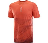 Ultra Print Kurzarmshirt Herren Burnt Sienna/Decadent Chocolate-XL