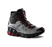 Ultra Raptor II Mid Leather Woman GTX, Mountain Hiking Mid Cut Shoes, Damen - La Sportiva G15P09-Charcoal/Cerise 6.5 UK / 40