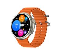 (Ultra Smartwatch Pink) Neu: Ultra 9 NFC Smartwatch für Erwachsene mit Herzfrequenzmessung, Bluetooth-Anruffunktion,