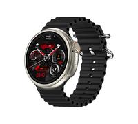 (Ultra Smartwatch Schwarz) Neu: Ultra 9 NFC Smartwatch für Erwachsene mit Herzfrequenzmessung, Bluetooth-Anruffunktion,