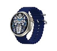 (Ultra SmartwatchBlue) Neu in Ultra 9 NFC Smart Watch für Erwachsene, Herzfrequenz, BT, Anruf, Kompass, Sport,