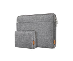 Ultraleichte Laptoptasche Hülle 13-16 Zoll mit Zubehörtasche, LB01005 - 13 Zoll / Grau
