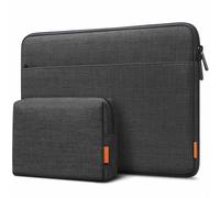 Ultraleichte Laptoptasche Hülle 13-16 Zoll mit Zubehörtasche, LB01005 - 14 Zoll / Dunkelgrau