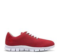 Ultraleichter, veganer Sneaker "thies ® Cornrunner" aus Mais und recycelten Flaschen CRIMSON RED (ROT) 40