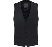 Benvenuto Anzugweste Herren Slim Fit schwarz, 48