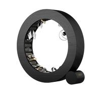 Umbra Ferris Schmuck-Organizer, Ringhalter aus Holz, Aufbewahrungslösung für Ringe und Ohrringe, Schwarz