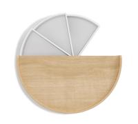 Umbra Moona Schmuckaufbewahrung Makeup Organizer und Accessoire Organizer mit drehbaren Schubfächern