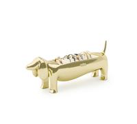 Umbra Dachsie Schmuckaufbewahrung goldfarben / 14x4x6 cm
