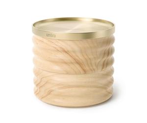 Umbra Schmuckschatulle, Messing, Kernbuche, Holz, Metall, Kautschukholz, 11.7 cm, Ordnen & Aufbewahren, Schmuckaufbewahrung