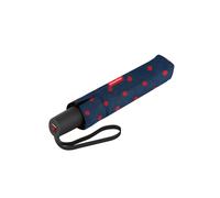 Reisenthel Taschenschirm pocket duomatic – kompakt, recyceltes PET, große Drucktaste – mixed dots red