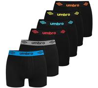 Umbro Boxershorts Herren 6er Pack L Baumwoll Passform Atmungsaktiv Unterwäsche Unterhosen Männer Men Retroshorts