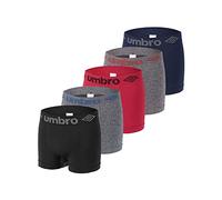 Boxershorts Herren Leicht, Unterhosen Männer, Bequem (5er Pack), Grau/Blau/Rot/Schwarz, S/M