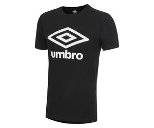umbro Freizeit-Tshirt Big Logo (Baumwolle) 2021 schwarz Herren, Größe M