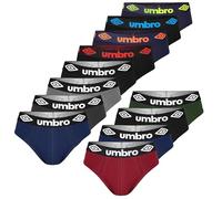 Umbro Herren Slips 12er Pack M Unterhosen männer Baumwoll Passform Atmungsaktiv